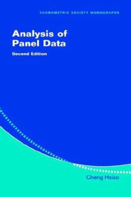 Analysis of Panel Data (Econometric Society Mon... 0521818559 Book Cover