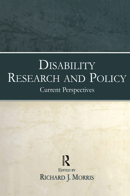Disability Research and Policy: Current Perspec... 0805853375 Book Cover