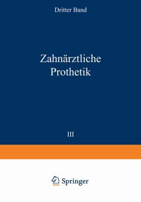 ?Ahn?rztliche Prothetik [German] B00H8499LW Book Cover