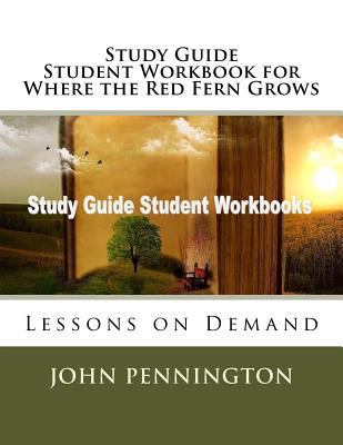 Study Guide Student Workbook for Where the Red ... 1974185567 Book Cover