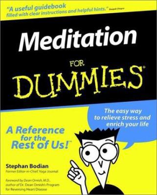 Meditation for Dummies . 0764551167 Book Cover