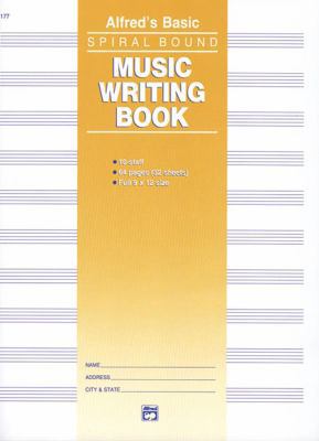 10 Stave Music Writing Book 0739005979 Book Cover