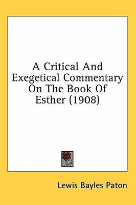 A Critical And Exegetical Commentary On The Boo... 143653254X Book Cover