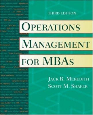 Operations Management for MBAs 0471351423 Book Cover