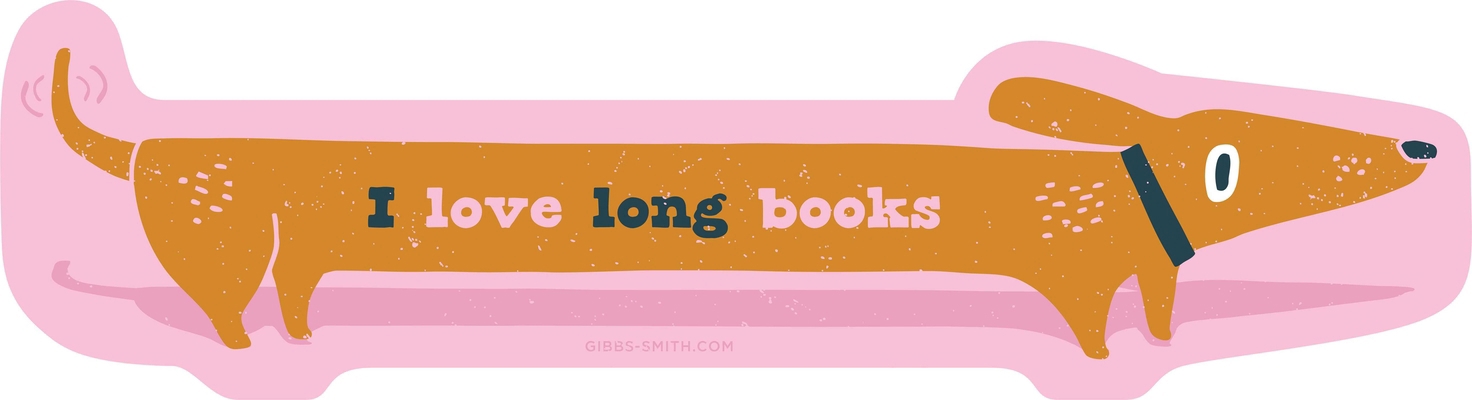 I Love Long Books Sticker (Pack of 6) 1423670337 Book Cover