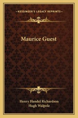 Maurice Guest 1162724471 Book Cover