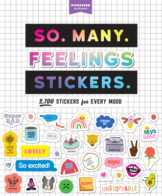 So. Many. Feelings Stickers.: 2,700 Stickers fo... 1523512695 Book Cover