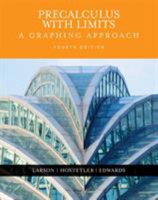 Precalculus with Limits: A Graphing Approach B00JU62S0A Book Cover