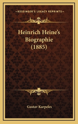 Heinrich Heine's Biographie (1885) [German] 1166091171 Book Cover