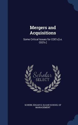 Mergers and Acquisitions: Some Critical Issues ... 1340070804 Book Cover