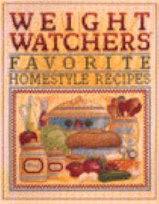Weight Watchers Favorite Homestyle Recipes [Large Print] 0816158266 Book Cover