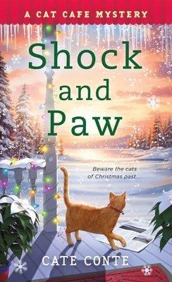 Shock and Paw: A Cat Cafe Mystery 1250883970 Book Cover