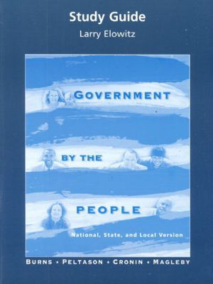 Government by the People: National, State and L... 013011765X Book Cover