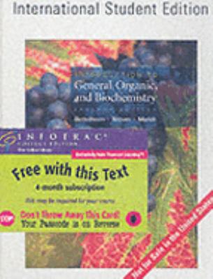Introduction to Organic and Biochemistry 0534402119 Book Cover