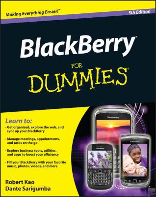BlackBerry for Dummies 1118100352 Book Cover