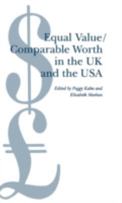 Equal Value/Comparable Worth in the UK and the USA 0333475062 Book Cover