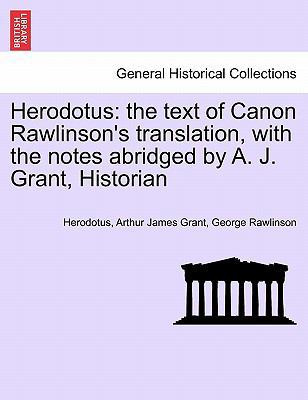 Herodotus: The Text of Canon Rawlinson's Transl... 1241451575 Book Cover