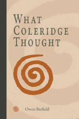 What Coleridge Thought 1597311065 Book Cover