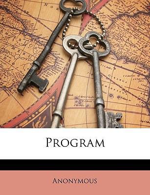 Program 1174121637 Book Cover