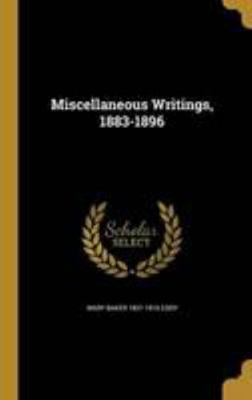 Miscellaneous Writings, 1883-1896 137192869X Book Cover