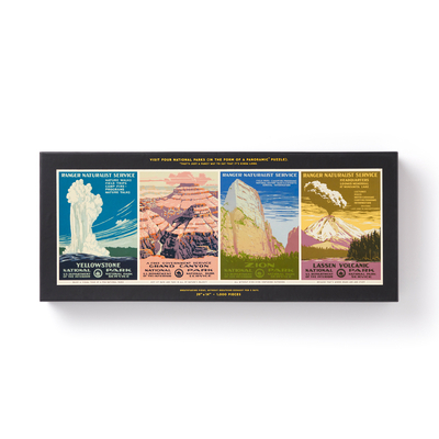 Toy National Parks 1,000 Piece Panoramic Puzzle Book