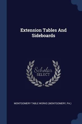 Extension Tables And Sideboards 1377103714 Book Cover