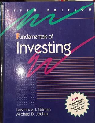 Fundamentals of Investing 0321413741 Book Cover