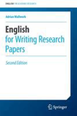 English for Writing Research Papers 3319260928 Book Cover