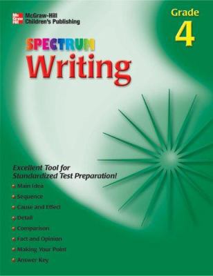 Spectrum Writing, Grade 4 1561899348 Book Cover