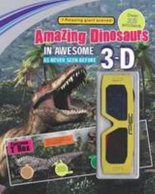 3d Sticker Scene: Amazing Dinosaurs 1407596187 Book Cover