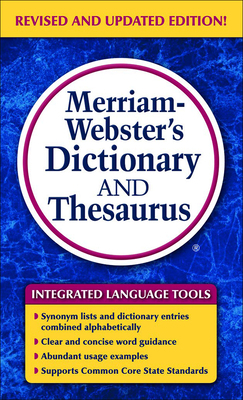 Merriam-Webster's Dictionary and Thesaurus 1627655468 Book Cover