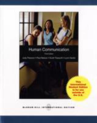 Human Communication 0071283331 Book Cover