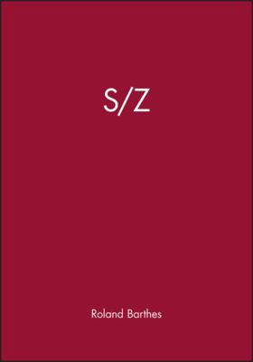 S/Z [French] 0631176071 Book Cover