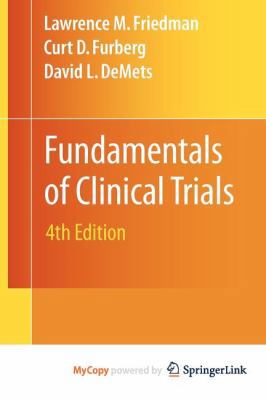 Fundamentals of Clinical Trials 144191594X Book Cover