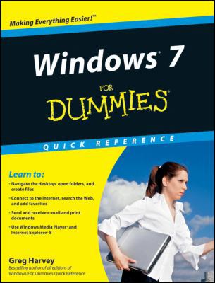 Windows 7 For Dummies Quick Reference B007CIKXLY Book Cover