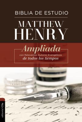 Rvr, Biblia de Estudio Matthew Henry, Tapa Dura... [Spanish] 848267837X Book Cover