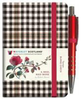 A Red, Red Rose Tartan Notebook (mini with pen)... 1849345260 Book Cover