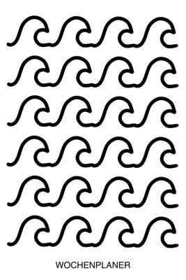 Wochenplaner: Welle | Abenteuer Surf Tagebuch | Schreibheft | Journal | Planer | Geschenk für Wellenreiter und Surfer Meer Koffer Flugzeug I Größe ... 120 Seiten (NATURE PRINT) (German Edition)