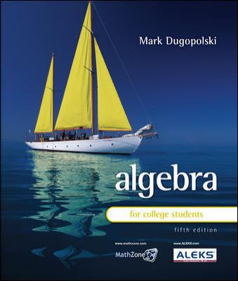 Algebra College Students 0073533521 Book Cover