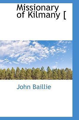 Missionary of Kilmany [ 1113595620 Book Cover