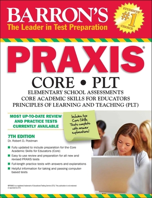 Barron's Praxis: Core/Plt 1438003781 Book Cover