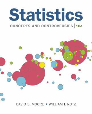 Statistics: Concepts and Controversies 1319109020 Book Cover