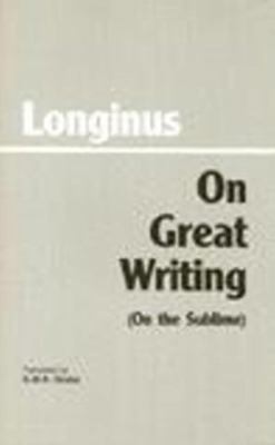 On Great Writing (on the Sublime) B0092JLHQ6 Book Cover