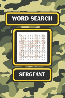 Word Search: Sergeant B08KSL5RC6 Book Cover