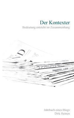 Der Kontexter: Jahrbuch eines Blogs 2015 [German] 3749498512 Book Cover