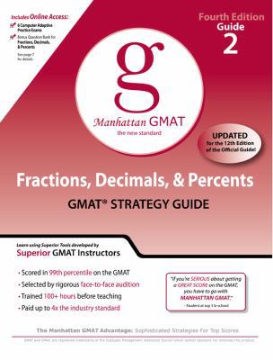 Fractions, Decimals, & Percents GMAT Preparatio... 0982423829 Book Cover