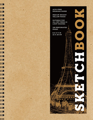 Sketchbook 8.5 X 11 Kraft Spiral Hardcover Mixe... 1454931477 Book Cover