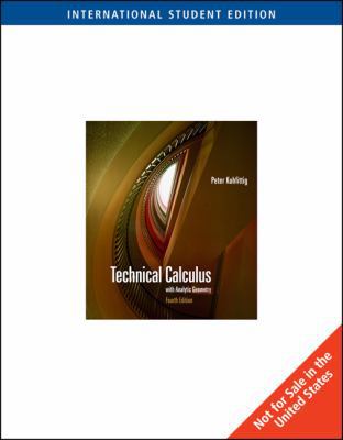 Technical Calculus with Analytical Geometry, 4t... B007YTPFPK Book Cover