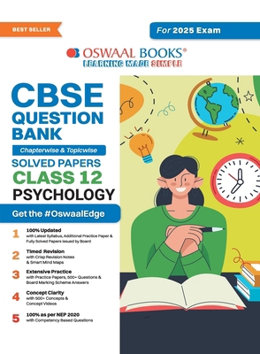 Oswaal CBSE Question Bank Class 12 Psychology, ... 9359589438 Book Cover