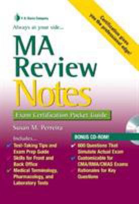 MA Review Notes [With Mini CDROM] 0803621949 Book Cover